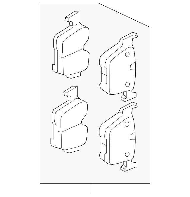 T4A44875 JAGUAR Brake pad axle set (фото 1)