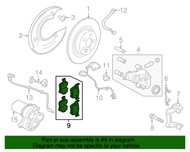 T4A44875 JAGUAR Brake pad axle set (фото 2)