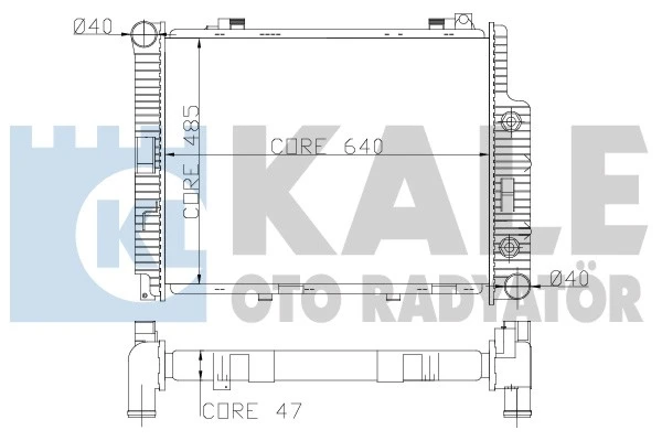 361600 KALE Радиатор системы охлаждения двигателя 361600 (фото 1)