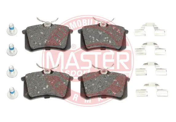 13046028452N-SET-MS MASTER-SPORT GERMANY Комплект тормозных колодок, дисковый тормоз (фото 2)