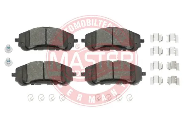 13046038702N-SET-MS MASTER-SPORT GERMANY Комплект тормозных колодок, дисковый тормоз (фото 1)