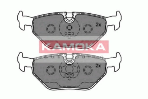 JQ1011700 KAMOKA Комплект тормозных колодок, дисковый тормоз (фото 1)