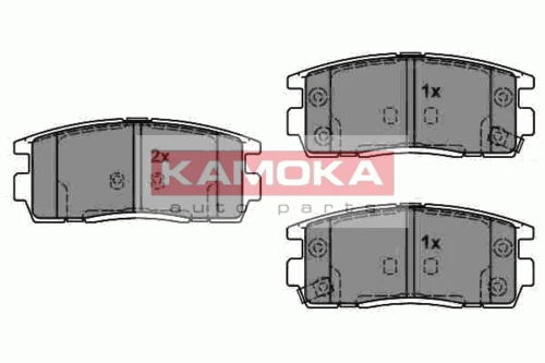 JQ1018370 KAMOKA Комплект тормозных колодок, дисковый тормоз (фото 2)