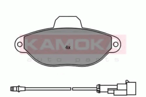 JQ1011850 KAMOKA Комплект тормозных колодок, дисковый тормоз (фото 2)