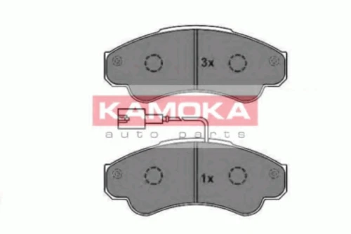 JQ1012958 KAMOKA Комплект тормозных колодок, дисковый тормоз (фото 2)
