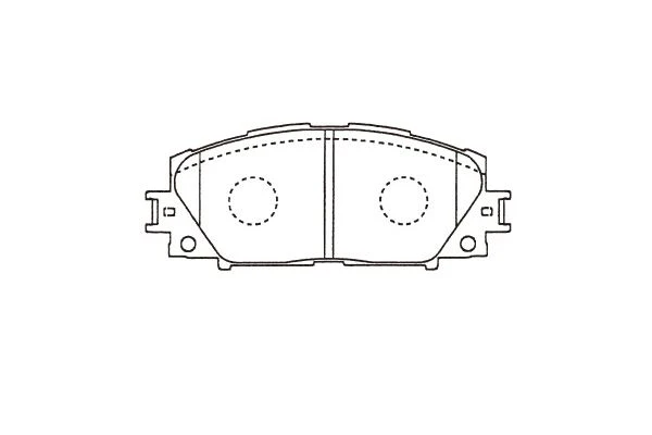 KBP-9140 KAVO PARTS Комплект тормозных колодок, дисковый тормоз (фото 2)