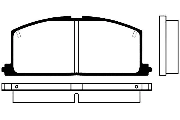 BP-9005 KAVO PARTS Комплект тормозных колодок, дисковый тормоз (фото 3)