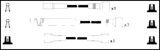 HOES106 LEMARK Комплект проводов зажигания (фото 2)