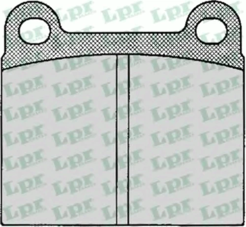 05P024 LPR/AP/RAL Комплект тормозных колодок, дисковый тормоз (фото 2)