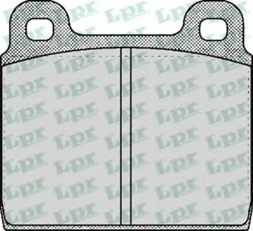 05P026 LPR/AP/RAL Комплект тормозных колодок, дисковый тормоз (фото 2)