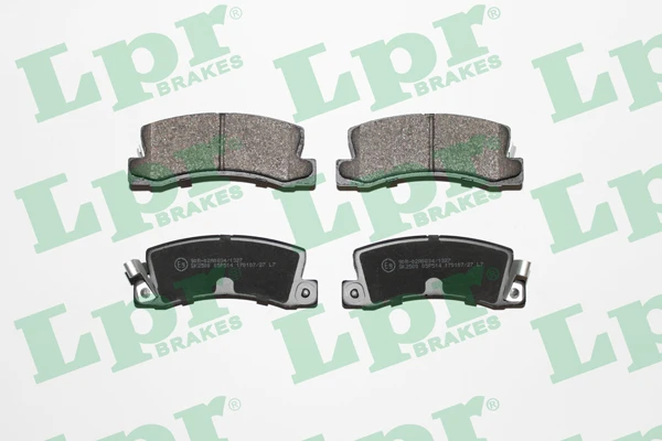05P514 LPR/AP/RAL Комплект тормозных колодок, дисковый тормоз (фото 3)
