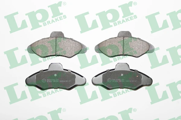 05P383 LPR/AP/RAL Комплект тормозных колодок, дисковый тормоз (фото 3)