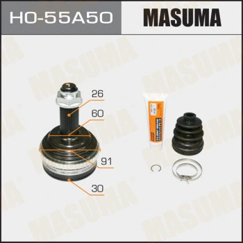 HO-55A50 MASUMA Шарнирный комплект, приводной вал (фото 1)