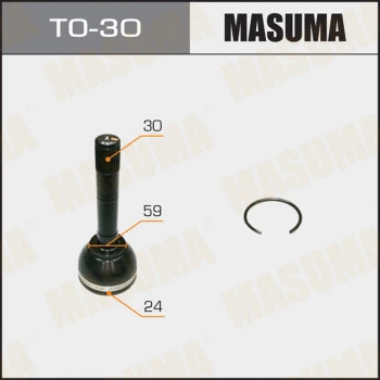 TO-30 MASUMA Шарнирный комплект, приводной вал (фото 1)