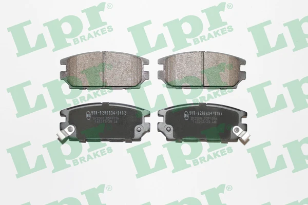 05P1016 LPR/AP/RAL Комплект тормозных колодок, дисковый тормоз (фото 3)