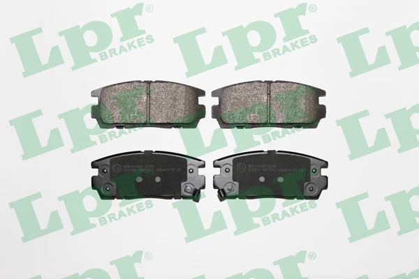 05P1323 LPR/AP/RAL Комплект тормозных колодок, дисковый тормоз (фото 3)