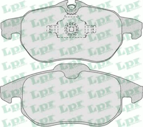 05P1216 LPR/AP/RAL Комплект тормозных колодок, дисковый тормоз (фото 2)