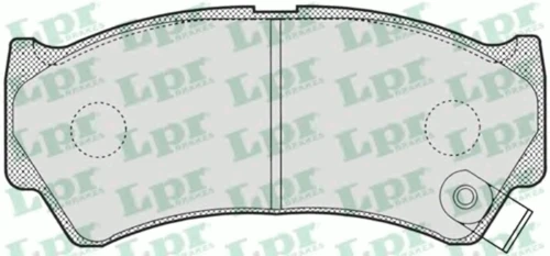 05P778 LPR/AP/RAL Комплект тормозных колодок, дисковый тормоз (фото 2)