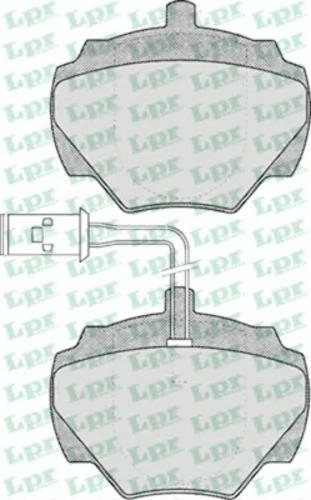 05P431 LPR/AP/RAL Комплект тормозных колодок, дисковый тормоз (фото 2)