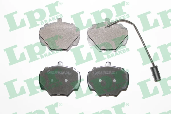 05P431 LPR/AP/RAL Комплект тормозных колодок, дисковый тормоз (фото 3)