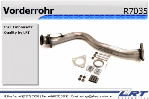 R7035 LRT Труба выхлопного газа (фото 2)