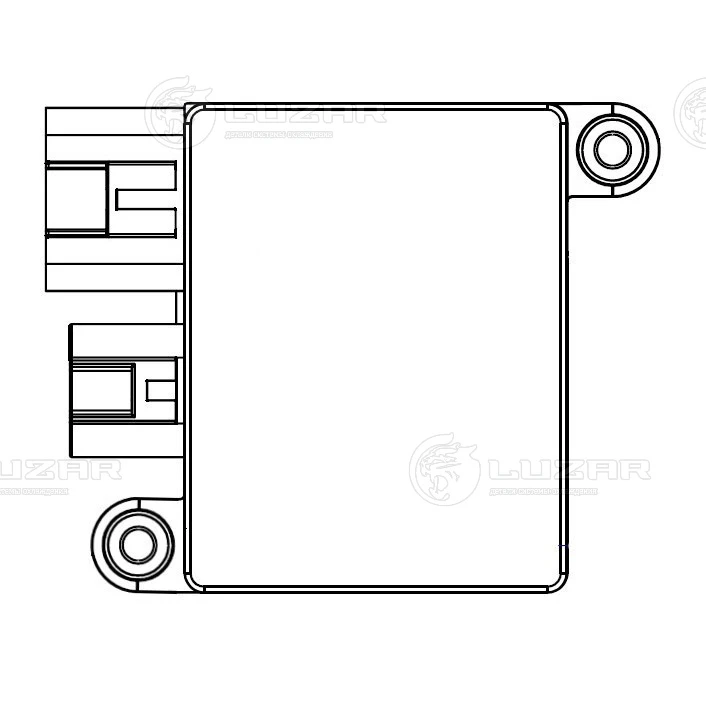 LFR 2507 LUZAR Дополнительный резистор, электромотор - вентилятор радиатора (фото 4)