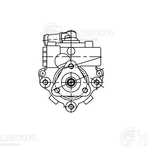 LPS 0301 LUZAR Гидравлический насос, рулевое управление (фото 2)