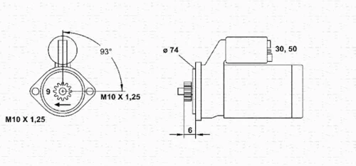 943241043010 MAGNETI MARELLI Стартер (фото 2)