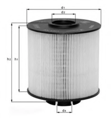 KX 191/1D KNECHT/MAHLE Топливный фильтр (фото 3)