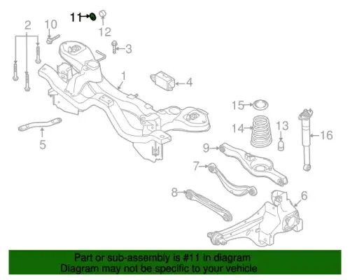 BP4K28473A MAZDA Эксцентрик ford focus all 98>, 3 bk all 03> (фото 2)