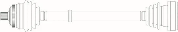 AU3011 GENERAL RICAMBI Приводной вал (фото 1)