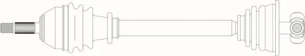 RE3024 GENERAL RICAMBI Приводной вал (фото 1)