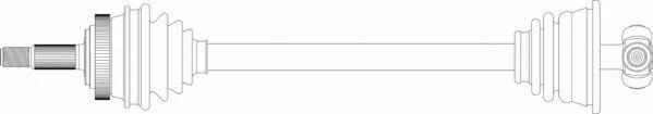 RE3122 GENERAL RICAMBI Приводной вал (фото 1)