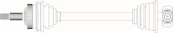 RE3147 GENERAL RICAMBI Приводной вал (фото 1)