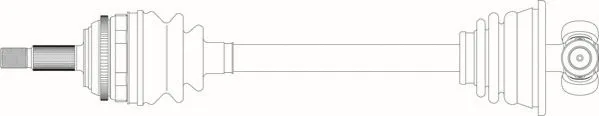 RE3317 GENERAL RICAMBI Приводной вал (фото 1)