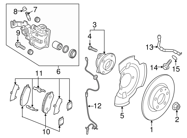 N243-26-15X MAZDA Bearing & hub (фото 3)