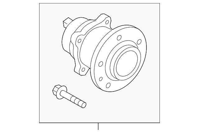 NE51-33-04XA MAZDA Hub.wheel (фото 1)