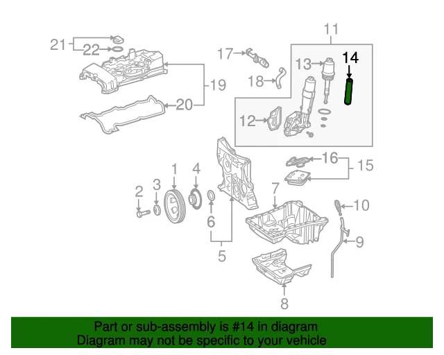 2711800009 MERCEDES Фильтр масляный 2711800009 (фото 2)