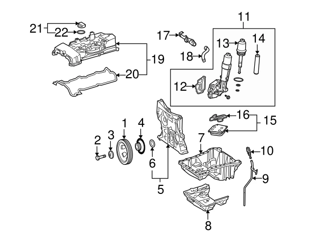 2711800009 MERCEDES Фильтр масляный 2711800009 (фото 3)