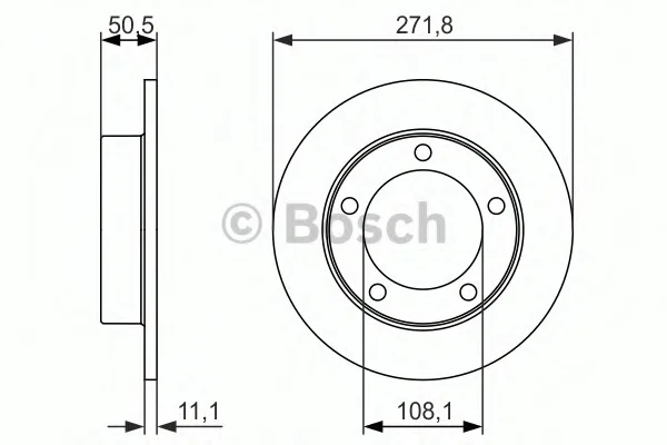 0 986 479 904 BOSCH Тормозной диск (фото 1)