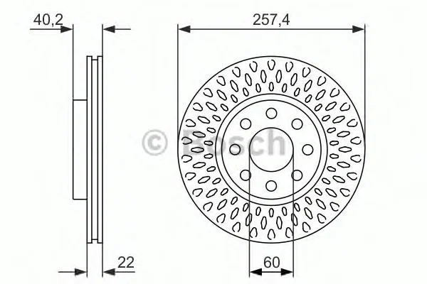 0 986 479 963 BOSCH Тормозной диск (фото 1)