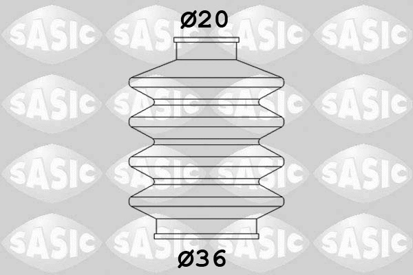2003422 SASIC Комплект пыльника, приводной вал (фото 1)