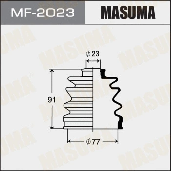 MF-2023 MASUMA Комплект пыльника, приводной вал (фото 1)