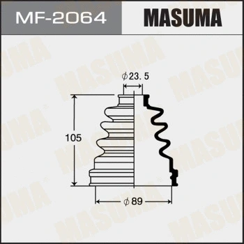 MF-2064 MASUMA Комплект пыльника, приводной вал (фото 1)