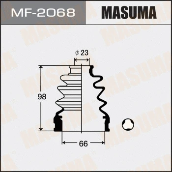 MF-2068 MASUMA Комплект пыльника, приводной вал (фото 1)