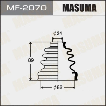 MF-2070 MASUMA Комплект пыльника, приводной вал (фото 1)
