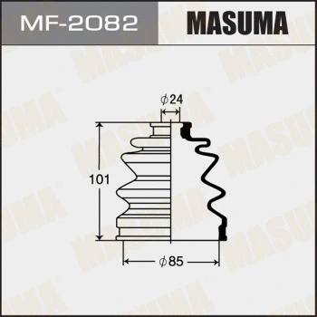 MF-2082 MASUMA Комплект пыльника, приводной вал (фото 1)
