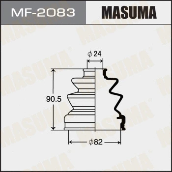 MF-2083 MASUMA Комплект пыльника, приводной вал (фото 1)