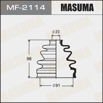 MF-2114 MASUMA Комплект пыльника, приводной вал (фото 1)