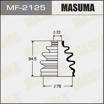 MF-2125 MASUMA Комплект пыльника, приводной вал (фото 1)